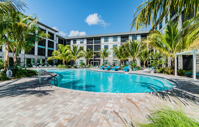 Outdoor Swimming Pool at AxisOne, Florida, 34994