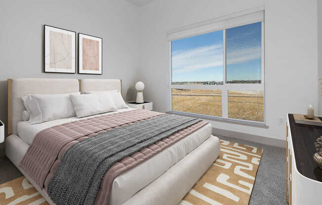 Carpeted Bedroom
