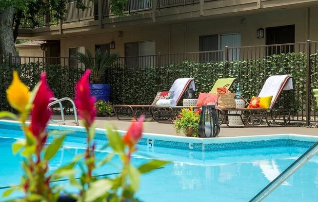 Soak in the sun on our expansive sundeck and take a dip in our resort-style swimming pool.