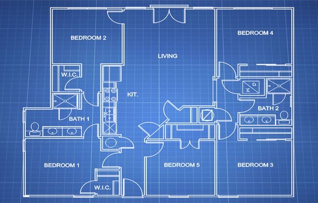 5 beds, 2 baths, 1,583 sqft, $4,495, Unit 2