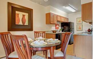 Copper Stone Dining Room Kitchen Apartments in Colorado Springs, CO
