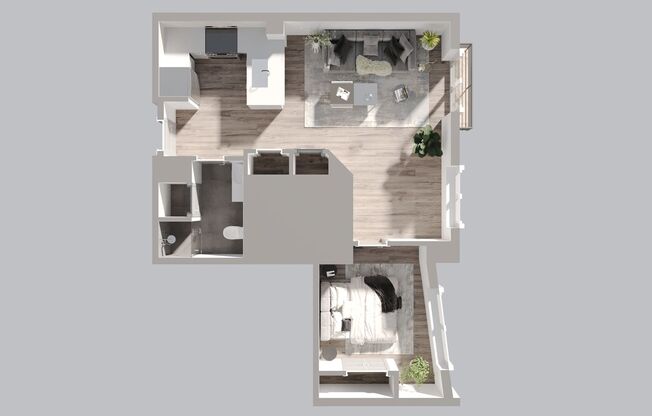 1 bed, 1 bath, 750 sqft, $2,800, Unit 303