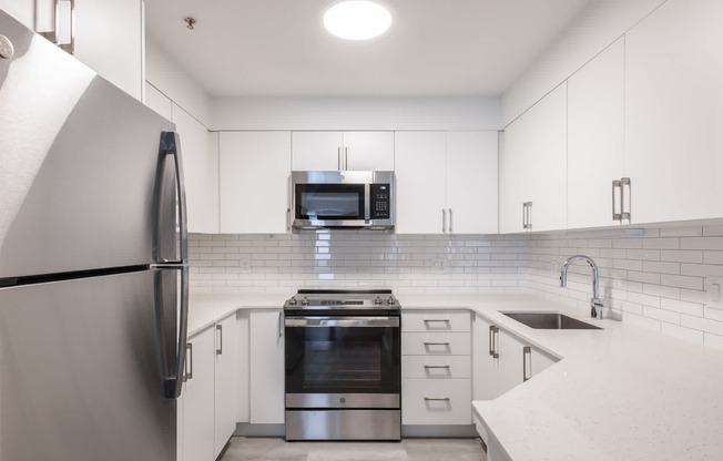 Kitchen with Stainless Steel Appliances