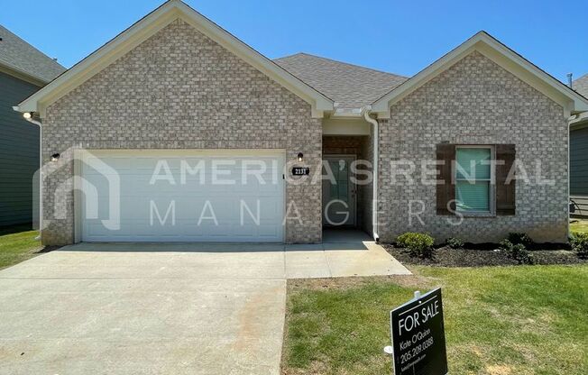 Home for Rent in Cullman, AL!! Available to View with 48 Hour Notice!!!