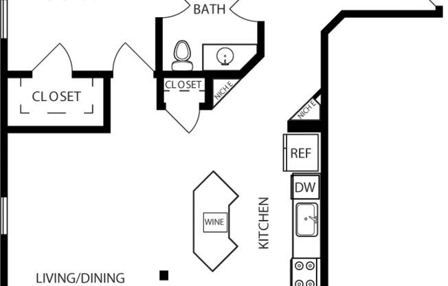 2 beds, 2 baths, 1,433 sqft, $4,230, Unit 436