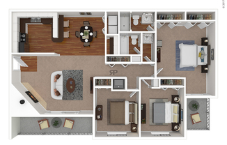 3 beds, 2 baths, 1,350 sqft, $1,195