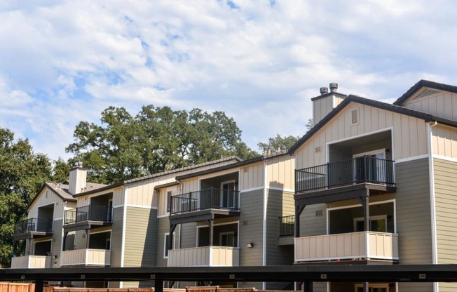 View of exterior buildings with private balconies