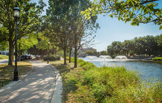 Walking Path at Rivers Edge Apartments, Wisconsin, 53186