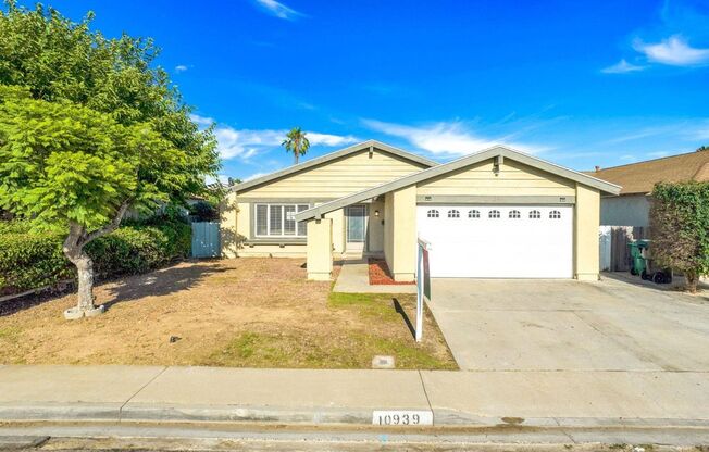 Beautiful 4 bedroom 2 bath home available now!