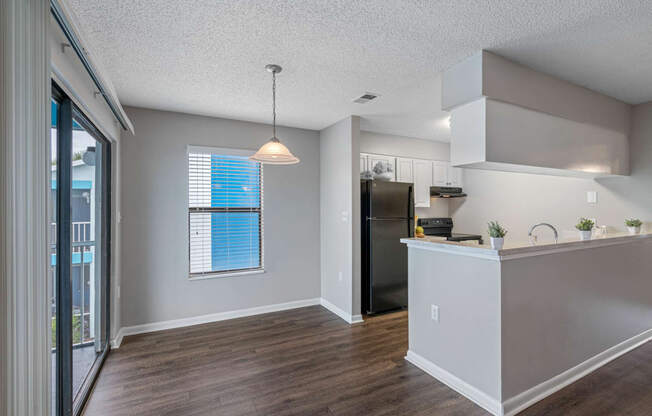 Separate Dining Area with Overhead lighting