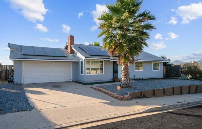 Furnished Charming 3-Bedroom Home with Pool and Scenic Views in El Cajon