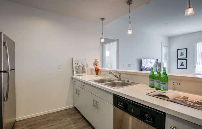 Full Kitchen with Modern Appliances, at Legendary Glendale, Apartments in 91203, CA