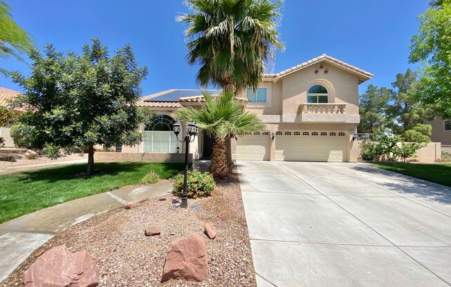 BEAUITFUL GATED PROPERTY 6 BEDROOMS/3 FULL BATHROOMS WITIN LONE MOUNTAIN AREA