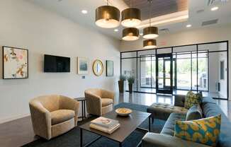 Stylish Lobby at The Shoreham, St. Louis Park