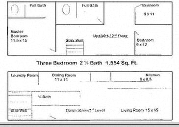 3 beds, 2 baths, 1,554 sqft, $1,650
