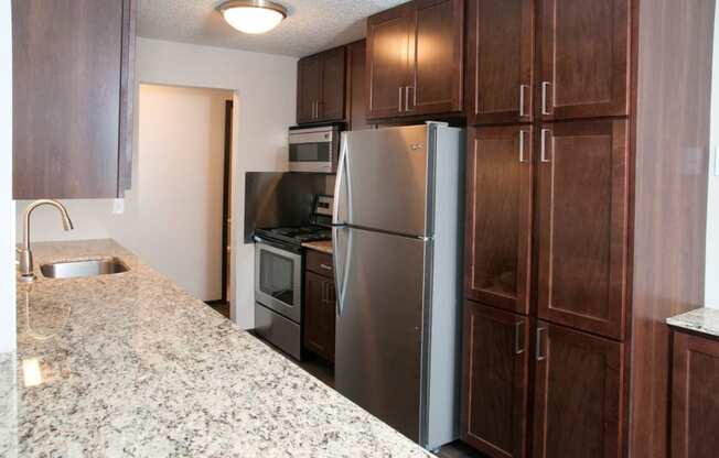 New Counter Tops and Cabinets at Eden Glen, Eden Prairie, Minnesota