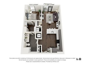 1 bed, 1 bath, 783 sqft, $2,540