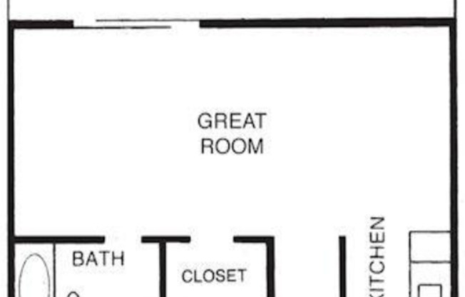 Studio, 1 bath, 400 sqft, $789