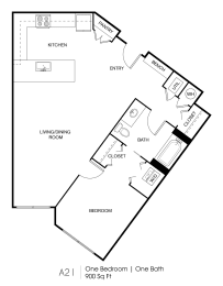 1 bed, 1 bath, 900 sqft, $1,587