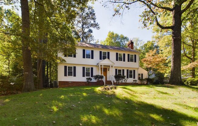 Beautiful 4 Bedroom 2.5 Bath Colonial Style Home is West Henrico Available Now! Landscaping Included!