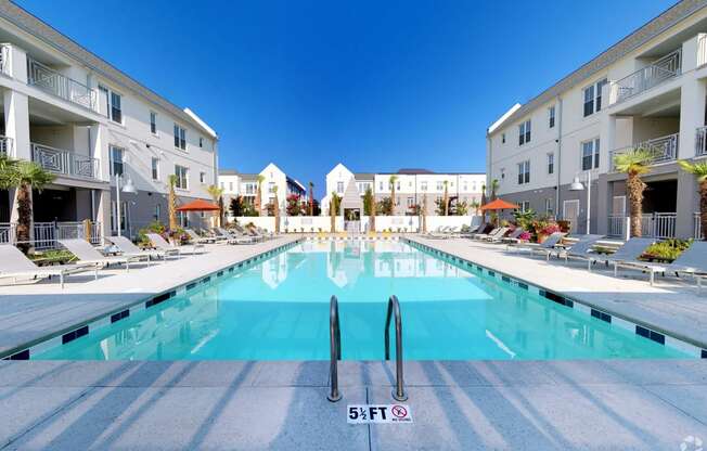 Extra large swimming pool at Link Apartments® Mixson, South Carolina