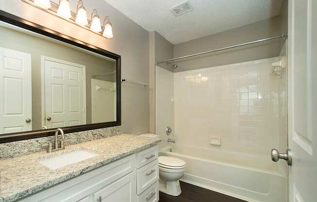 Granite countertops in bathrooms (Signature)