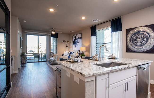 Kitchen Area at Escape at Arrowhead's Apartments in Glendale, AZ
