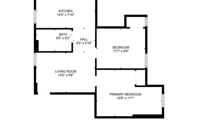 2 beds, 1 bath, 651 sqft, $1,480, Unit 1