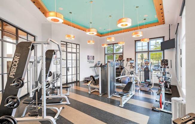 Fitness Center at The Beacon at Waugh Chapel, Gambrills, MD, 21054