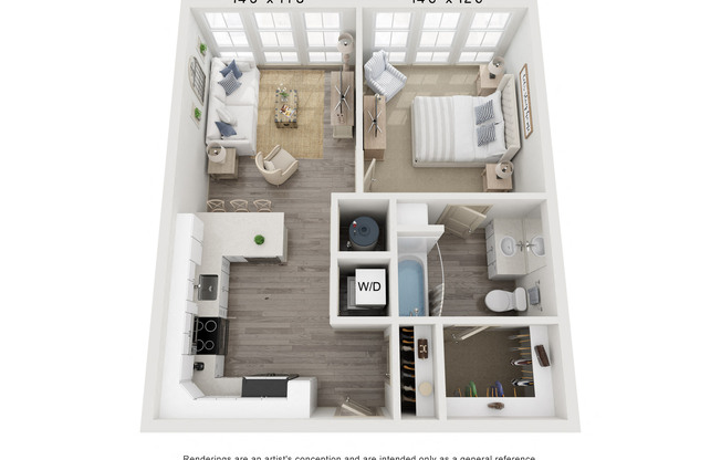 Suite A Floorplan