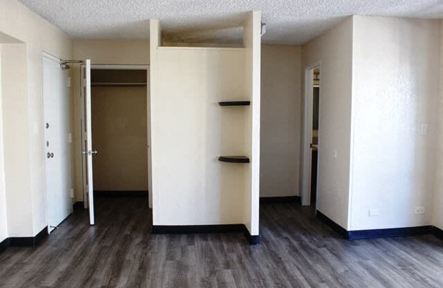 Waikiki Walina Apartments bedrooms with closet storage 