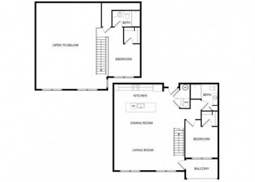 2 beds, 2 baths, 1,330 sqft, $3,110