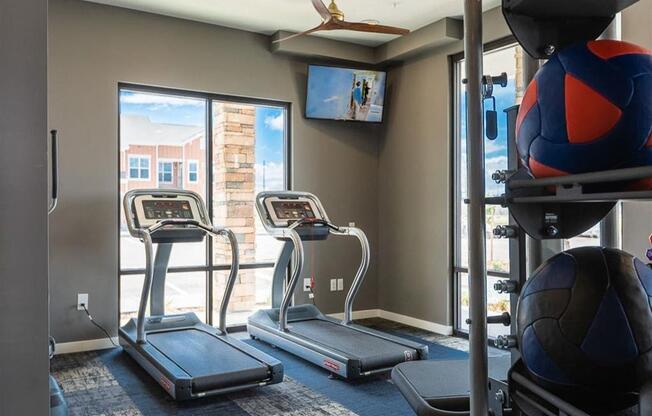 Cardio machines at Watermark on Twenty Mile, Parker, CO, 80134