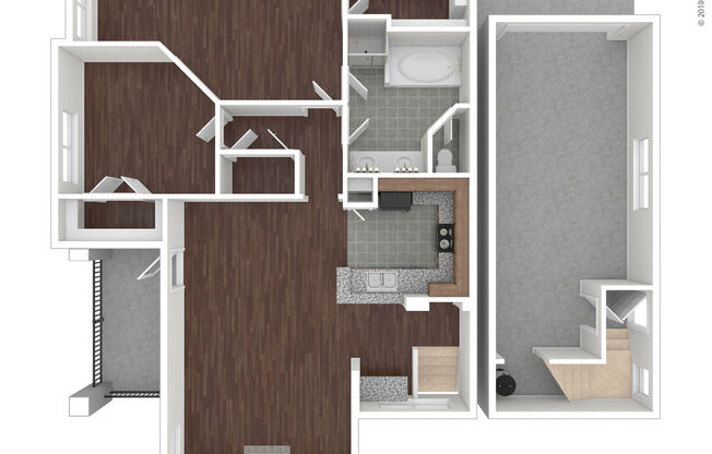 2 beds, 1 bath, 1,200 sqft, $1,449
