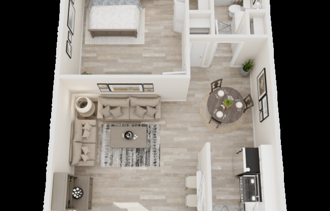 1 bed, 1 bath, 600 sqft, $1,650