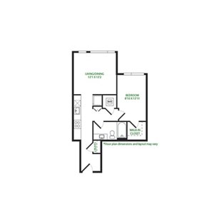 1 bed, 1 bath, 657 sqft, $2,078