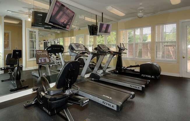 Interior Clubhouse Gym at Magnolia Place, Gainesville, FL