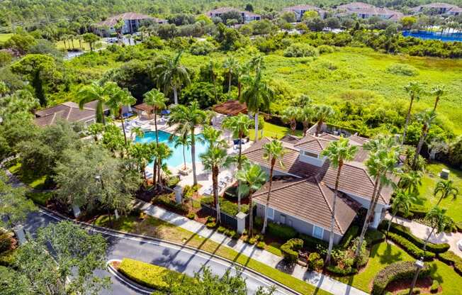 aerial view of the property at Heritage Bay, Jensen Beach Florida