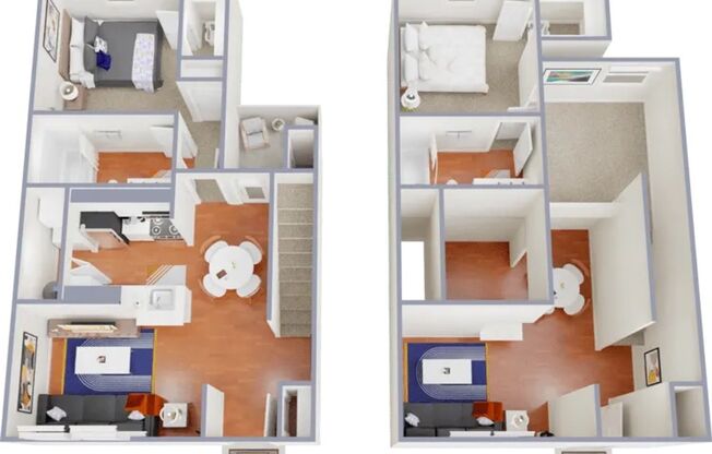 2 beds, 2.5 baths, 1,125 sqft, $1,700, Unit TP-1205