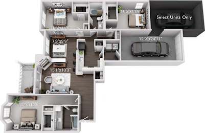 3 beds, 2 baths, 1,507 sqft, $2,330