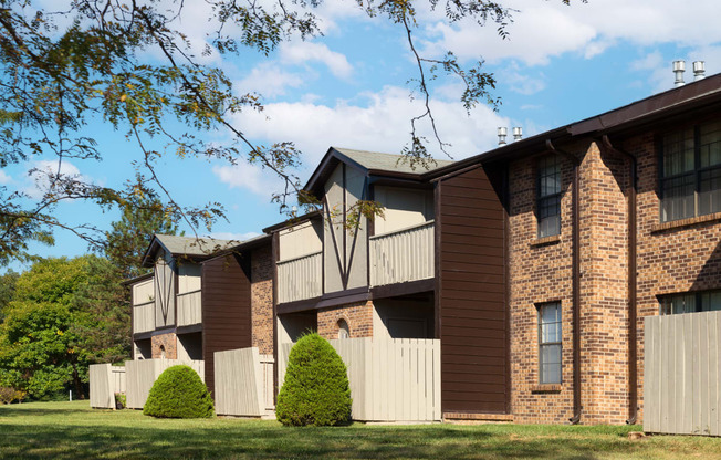 our apartments have a spacious yard and balconies for residents to enjoy