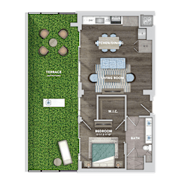 1 bed, 1 bath, 1,294 sqft, $3,778