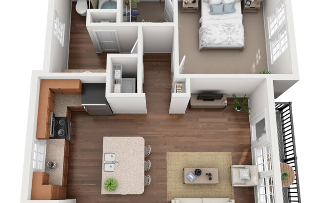 1 bed, 1 bath, 816 sqft, $1,835