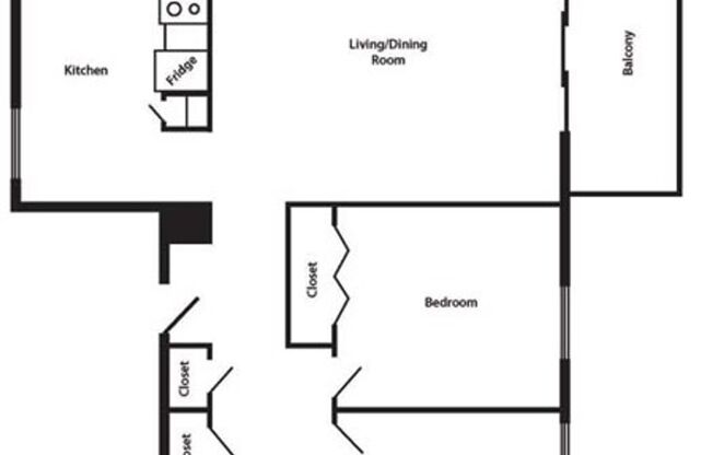 2 beds, 1 bath, 1,094 sqft, $1,100, Unit 9626A