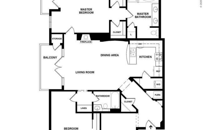2 beds, 2 baths, 1,567 sqft, $3,501