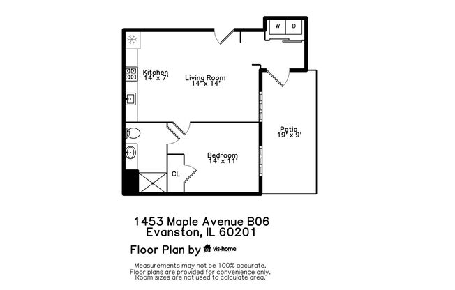 1 bed, 1 bath, 651 sqft, $2,650, Unit B06