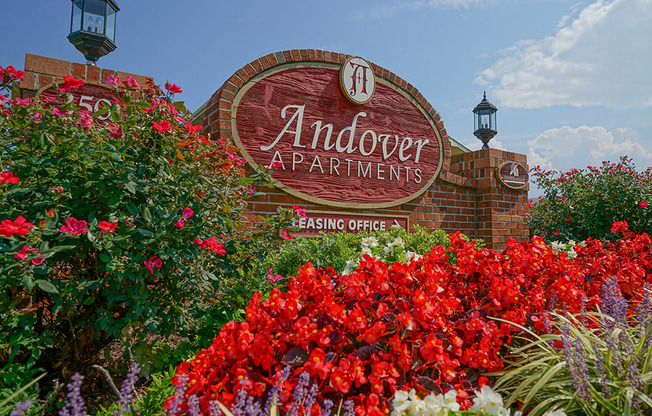 Sign at Andover Apartments in Norfolk VA