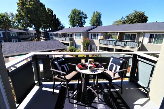 Private Balconies | Pinebrook Apts in Fremont, CA