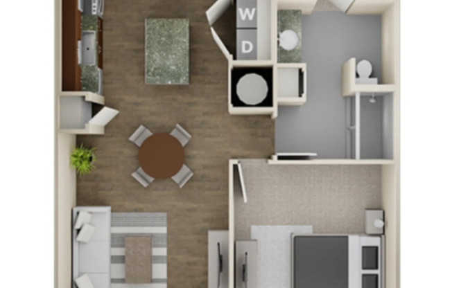 1 bed, 1 bath, 800 sqft, $1,250