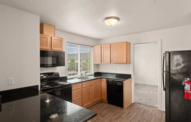 the preserve at ballantyne commons apartment kitchen